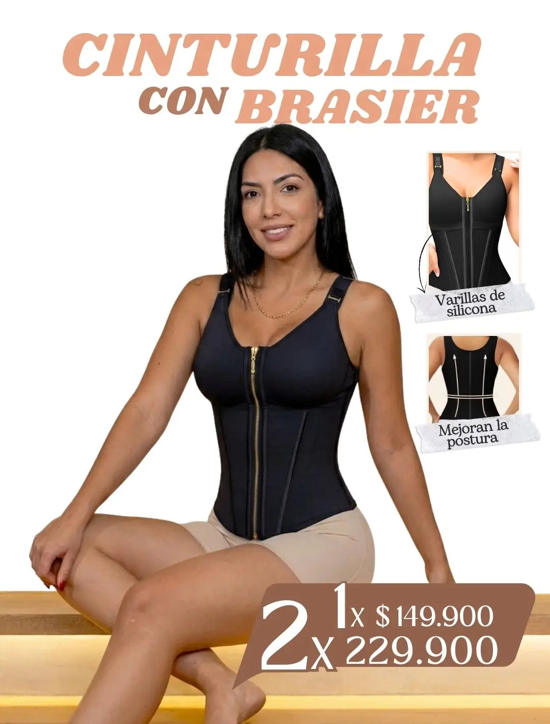 Cinturilla 9 Varillas con Brasier